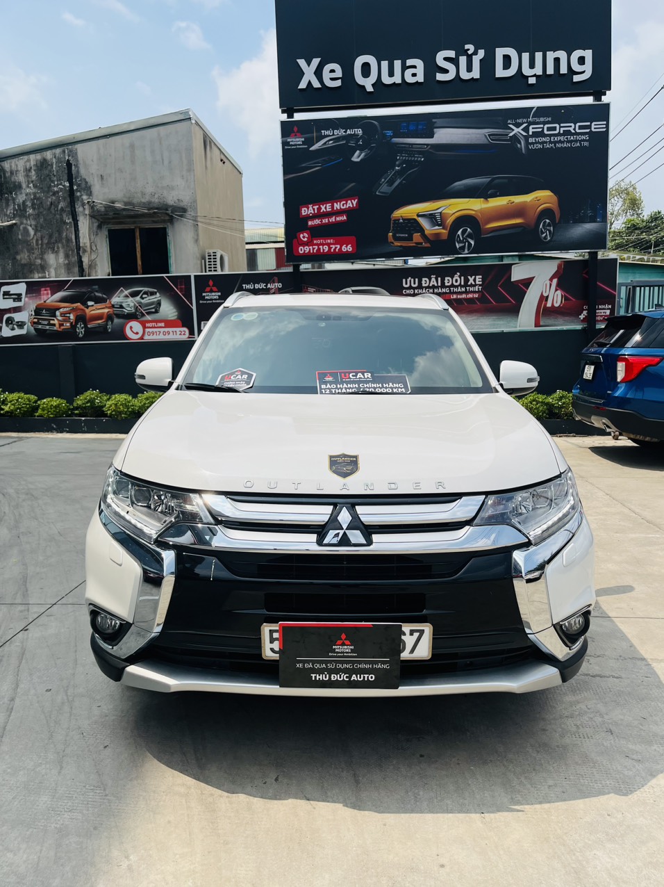 Cần bán xe Mitsubishi Outlander Premium năm sản xuất 2019, màu trắng, Giá cả thương lượng